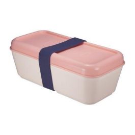 NEVERA / BOLSA ISOTERMICA PORTA ALIMENTOS MILÁN TERRAZO GREEN COLOR VERDE Y ROSA - 1 RECIPIENTE - CAPACIDAD 1.5L - BOLSILLO INTERIOR CON CREMALLERA