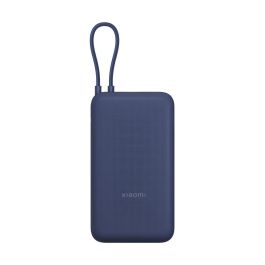 Xiaomi BHR8975GL Power Bank 20000mAh, 33W Carga Rápida Bidireccional con Cable USB-C Integrado y 3 Salidas - Azul