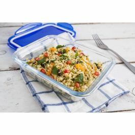 Pyrex PYR3426470297035 Juego de 5 Fiambreras Cook & Go de Vidrio Rectangular con Tapa Hermética de 0,8 L