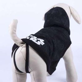 Star Wars Sudadera para Perro con Diseño de Darth Vader, Algodón Cepillado, Color Negro, Talla XXS