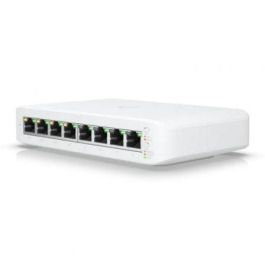 Ubiquiti USW-Lite-8-PoE Switch Gestionable Layer 2, 8 Puertos Gigabit Ethernet RJ45, 4 Puertos PoE+ 52W para UniFi