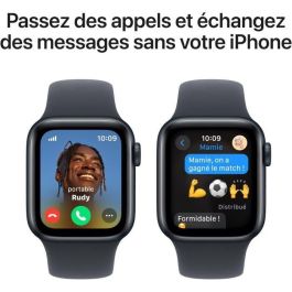 Apple WATSECEL40MIDSM Watch SE GPS + Cellular, 40 mm, Caja de aluminio color medianoche, Correa deportiva color medianoche, Talla S/M Apple WATSECEL40MIDSM Watch SE GPS + Cellular, 40 mm, Caja de aluminio color medianoche, Correa deportiva color medianoche, Talla S/M