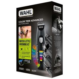 Wahl Multigroomer Color Trim Advanced - Kit de 4 cabezales para barba, nariz y cejas - Incluye recortador y afeitadora - Referencia 09893-0464 Wahl Multigroomer Color Trim Advanced - Kit de 4 cabezales para barba, nariz y cejas - Incluye recortador y afeitadora - Referencia 09893-0464