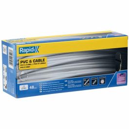 Rapid RAP4051661034268 Barras de pegamento Rápido, 12 mm, 48 barras, para PVC y Resina, uso Interior Rapid RAP4051661034268 Barras de pegamento Rápido, 12 mm, 48 barras, para PVC y Resina, uso Interior