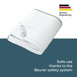 Manta Eléctrica Beurer TS17 150 x 80 cm Blanco Gris 100 % poliéster 65 W