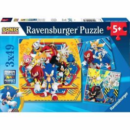 Ravensburger RAV4005555011330 Puzzles 3x49 piezas Las aventuras de Sonic para 5+ años Precio: 24.58999994. SKU: B1KLRP2S3S