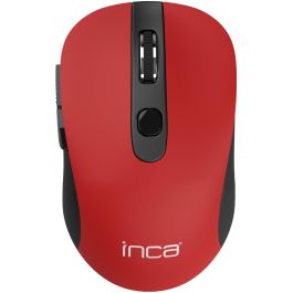 INCA IWM-233RK Ratón inalámbrico óptico 1600 DPI, 6 botones, Ambidextro, 2.4GHz USB Negro/Rojo Precio: 25.4999998. SKU: B1HKH4J7SC
