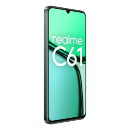 Realme C61 Smartphone, 6.74" Pantalla, 6 GB RAM, 256 GB Almacenamiento, 5000 mAh Batería, Verde