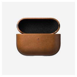 Nomad Modern Leather Case English Tan - Funda de Cuero para AirPods Pro 2 - Compatible Apple - Color Marrón