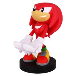 EXQUISITE GAMING Soporte Cable Guy Knuckles Sonic 21cm para Mando PS5/Xbox y Smartphone, Figura de Sujeción