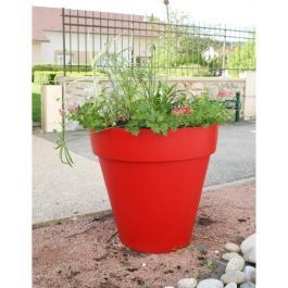 Maceta RIVIERA Soleilla - Redonda - Ø 60 x 53,6 cm - Rojo Maceta RIVIERA Soleilla - Redonda - Ø 60 x 53,6 cm - Rojo