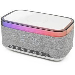 Denver Radiodespertador FM con Bluetooth y Carga Inalámbrica