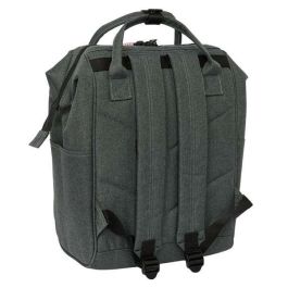 Mochila para Portátil Kappa Silver Pink Gris 27 x 40 x 19 cm