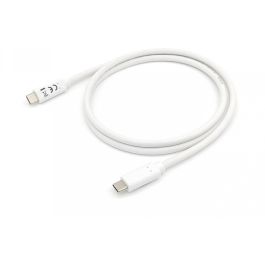 Equip Cable USB-C a USB-C 3.2 Gen 2, 2.00m, 3A/20V, Blanco