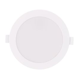 Placa LED Circular 6W 710Lm 6500K 125mm Ultrafina Larga Duración 30000h Empotrable Falso Techo IP25 Uso Interior WR-HLPC-RR-6W-CW