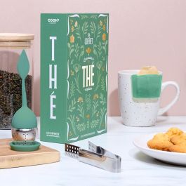 Cook Concept Caja-Libro para Té, Juego de 4 Piezas