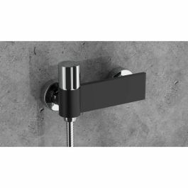 Edouard Rousseau EDO3047404057800 Mezclador de Ducha de Acero Negro, Negro/Cromo