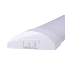 Edm Regleta LED 20W 2045lm 3CCT (6500K/4000K/3000K) Blanco 60x2.6x7.4 cm