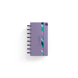 Carchivo Ingeniox Planificador Semanal My Week Malva 105x210 mm - 52 Semanas Sin Fecha y To-Do List, Papel Premium FSC