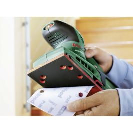 Bosch PSS 250 AE Lijadora Vibratoria 250W con Microfiltro, Órbita 2mm, Plato 167cm², Velocidad Electrónica