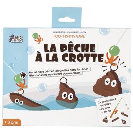 Jeux 2 momes Juego Pescar Caca para Bañera con 4 Cacasy Caña de Pescar