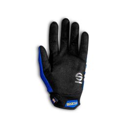 Sparco Guantes Meca 3 S002093BMAF1S Talla S Azul-Naranja para Mecanicos y Conduccion