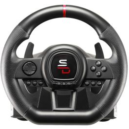 SUPERDRIVE GS650-X Volante de Carreras con Cambio Manual, 3 Pedales y Levas para PS4 / Xbox