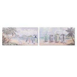 Cuadro Home ESPRIT Playa Mediterráneo 120 x 3 x 60 cm (2 Unidades) Precio: 53.99000035. SKU: B1674B22L7