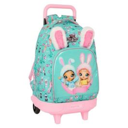 Mochila Safta Grande Con Ruedas Compact Extraible Na Na Na Bunny 450x330x220 mm