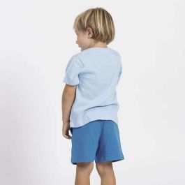 Cerdá Conjunto de 2 Piezas French Terry con Estampado Stitch Azul para Niños de 6 Años - Ropa Oficial Disney Infantil