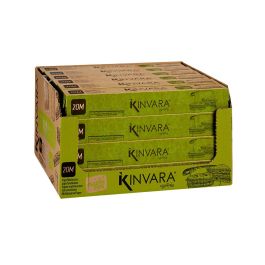 Kinvara Rollo Papel Multiusos 20M, Celulosa, Marrón, Apto para Frigorífico, 30.5x4.2x4.2 cm (Set de 15)