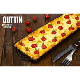 Molde para horno desmontable Quttin 35x11x2.6 cm (12 Unidades) Molde para horno desmontable Quttin 35x11x2.6 cm (12 Unidades)
