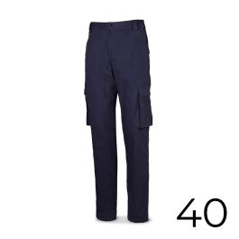 Pantalón strech 98% algodon 2% elastano 240 g. azul marino talla 40 588pbsam/40 marca