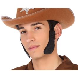 Patillas Cowboy Negro Hombre Adulto