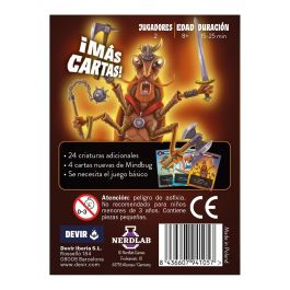 Devir Juego de Mesa Mindbug Primer Contacto - Expansión por Richard Garfield
