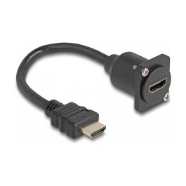 DeLOCK D-Typ Cable HDMI Macho a Hembra 20 cm Negro, Conectores HDMI Tipo A Estándar, 3840x2160, HDCP Precio: 14.5805. SKU: B18P3VWPFA