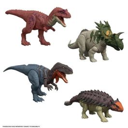 Mattel Dinosaurio Jurassic World Wild Roar, Figura de Acción Surtida con Sonido Rugido Realista (Pilas LR44)