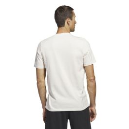 Camiseta de Manga Corta Hombre Adidas Lounge Blanco M