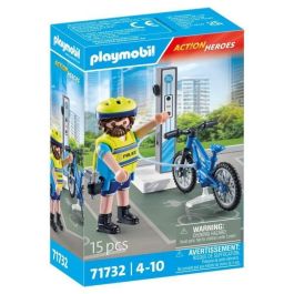 Figura patrulla en bicicleta playmobil city action. Precio: 8.49999953. SKU: B169N7KZD3