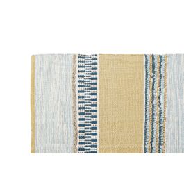DKD Home Decor Alfombra Moderna Multicolor de Algodón, Yute y Poliéster 230x160 cm (2 Unidades)