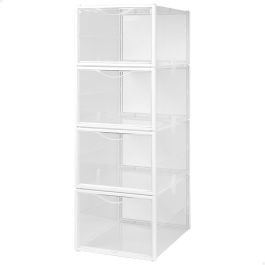 Caja apilable para zapatos Max Home Polipropileno ABS 25 x 18,5 x 35 cm (4 Unidades) Caja apilable para zapatos Max Home Polipropileno ABS 25 x 18,5 x 35 cm (4 Unidades)