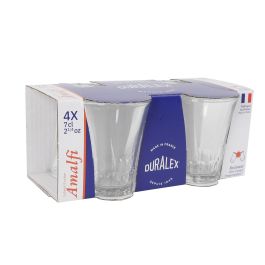 Duralex Set 4 Vasos Transparentes 7Cl Colección Amalfi (12 Cajas)