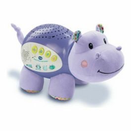 Vtech Baby Hippo Dodo Noche Estrellada Luz Nocturna Musical para Bebé con Proyector de Estrellas, Sensor de Sonido y 60 Melodías