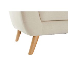 Sofa Scandi DKD Home Decor Crema 144 x 84 x 226 cm