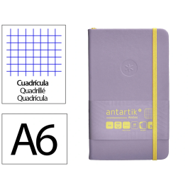Antartik Cuaderno A6 Tapa Dura Hojas Cuadriculadas Morado y Amarillo 100 Hojas 80gr FSC Precio: 4.68999993. SKU: B1EWGY4VLT
