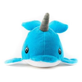 Gloria Peluche para Perro Nuka Narval con Squeaker, Textura Blanda Azul. Juguete Interactivo, Estimulante del Juego y la Curiosidad Gloria Peluche para Perro Nuka Narval con Squeaker, Textura Blanda Azul. Juguete Interactivo, Estimulante del Juego y la Curiosidad
