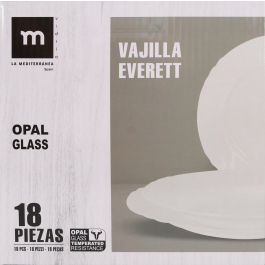 Vajilla Everett 18 Piezas Rojo Opal - La Mediterranea (2 Unidades) Vajilla Everett 18 Piezas Rojo Opal - La Mediterranea (2 Unidades)