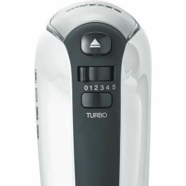 Severin HM3830 Batidora eléctrica: 400W, 5 Velocidades + Turbo, 1600 rpm, 2 Batidores y Ganchos Acero Inoxidable