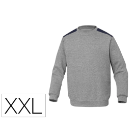 Deltaplus Sudadera olino con refuerzo en espalda y codos gris talla XXL Precio: 28.9500002. SKU: B1KDSJ8QQK