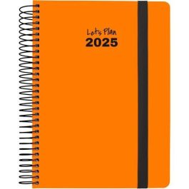 Grafoplas Agenda Anual Serie Neón Espiral 15x21 cm D-P Cierre C-Goma Naranja 2025 Precio: 9.5000004. SKU: B1GMM4NZMY